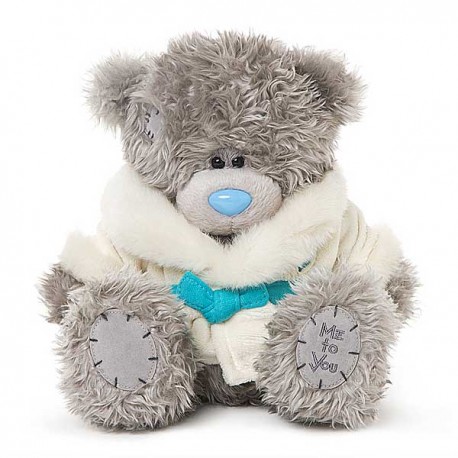 Мишка Теддиа в белом халатике 23 см (G01W3757) 