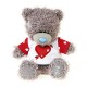 Мишка Тедди Me to you в футболке сердце со стрелой 10 см (G01W3807)