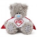 Мишка Teddy в футболке You're my hero 18 см (G01W3814)