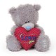 Мишка Me to you с сердцем в лапах I love you 25 см (G01W3429)