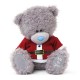 Мишка Тедди Me to you в костюме санты 25 см (G01W3335)