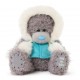 Мишка Teddy в голубой куртке с капюшоном 18 см (G01W3748) 