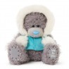 Мишка Teddy в голубой куртке с капюшоном 18 см (G01W3748) 