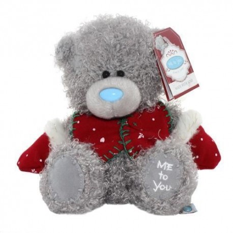Мишка Me to you в красной жилетке и рукавицах 18 см (G01W3341)