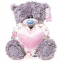 Мишка Тедди с розовым сердцем (G01W2257)