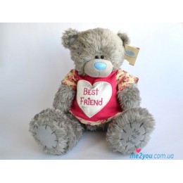 Мишка Me to you в футболке Best friend (G01W1669)