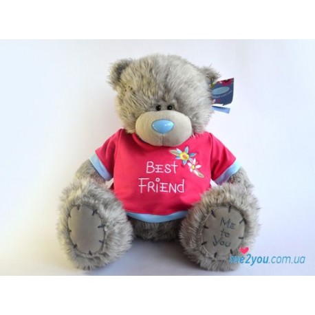 Мишка в футболке Best friend (G01W2096)