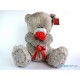 Мишка Teddy с красной розочкой (G01W1605)