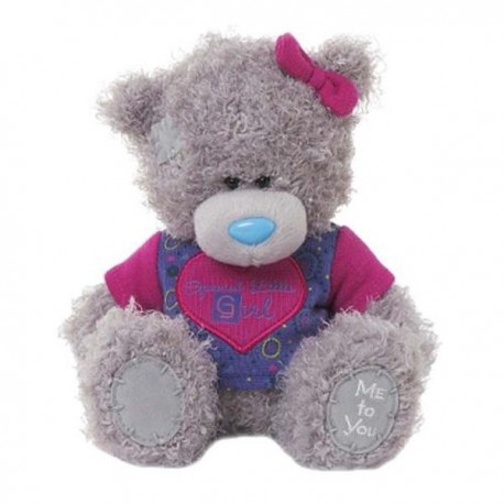Мишка Тедди в малиновой футболке Special Little Girl 18 см (G01W3368)
