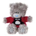 Мишка Ми ту ю в свитере с пингвином 13 см (G01W2963)