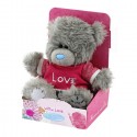 Мишка MTY в красной футболке Love 13 см (G01W3013)