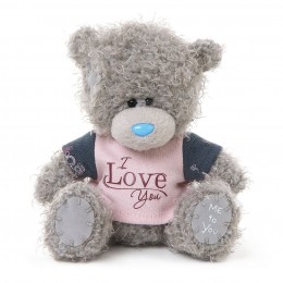 Мишка Митую в футболке I Love You 13 см (G01W3466)