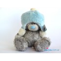 Мишка Тедди в голубой шапочке 25 см (G01W1996)