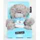Мишка Ми ту ю в шарфе в полоску Fab Son 13 см (G01W2771)