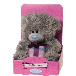 Мишка Тедди Me to you держит подарок 13 см (G01W2898)