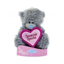 Мишка Ми ту ю с розовым сердцем Someone Special 13 см (G01W2245)