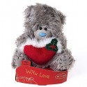 Мишка Me to you с красным сердцем 13 см (G01W1926)