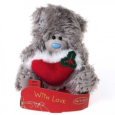 Мишка Me to you с красным сердцем 13 см (G01W1926)
