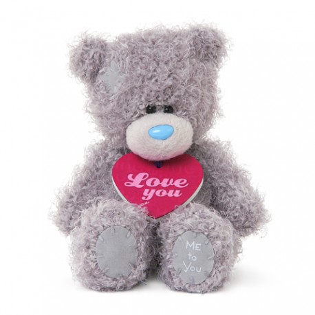 Мишка MTY с кулоном Love You 13 см (G01W3492)