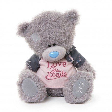 Мишка Ми ту ю в розовой футболке Love You Loads 30 см (G01W3266)
