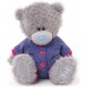 Мишка Me to you в фиолетовом комбинезоне 20 см (G01W3270)
