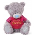 Мишка MTY с бантиком в красной футболке Someone special 30 см (G01W3509)