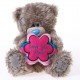 Мишка Митую держит подушку-цветок Love You Mam 13 см (G01W2784)