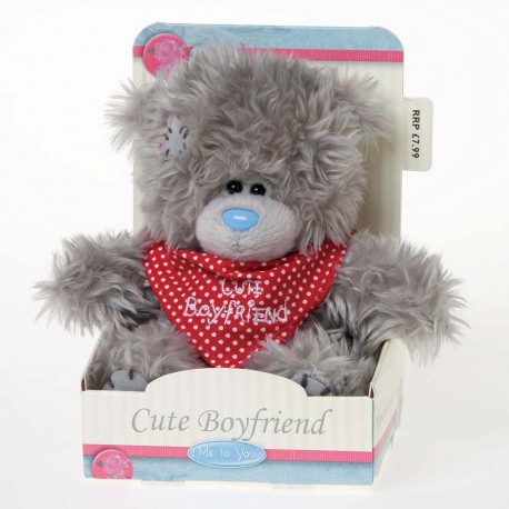 Мишка Тедди с ковбойским платком Cute Boyfriend 13 см (G01W2390)