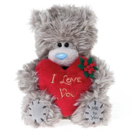 Мишка Митую с красным сердцем I Love You 13 см (G01W2747)