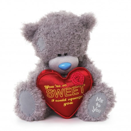 Мишка Teddy с красным сердцем You're so SWEET 25 см (G01W3350)