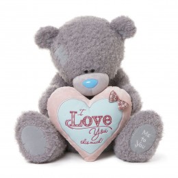Мишка Teddy с розово-голубым сердцем I Love You This Much! 70 см (G01W3276)