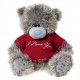 Мишка MTY в красной футболке I Love You 20 см (G01W3072)