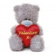 Мишка Teddy с красным сердцем Valentine X 18 см (G01W3513)