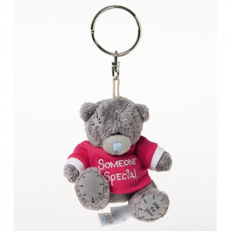 Брелок для ключей Мишка Тедди Me to you в красной футболке SOMEONE SPECIAL 7,5 см (G01W3005)