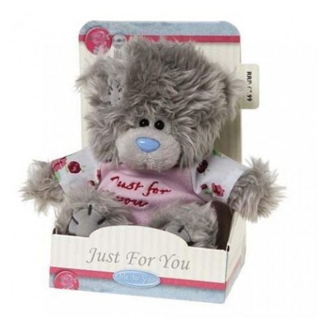 Мишка MTY в розовой рубашке Just for You 13 см (G01W2378)