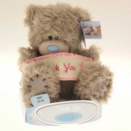 Мишка Митую с табличкой THANK YOU 15 см (G01W0264)