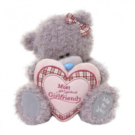 Мишка MTY держит сердце Most gorgeous Girlfriend 25 см (G01W3265)