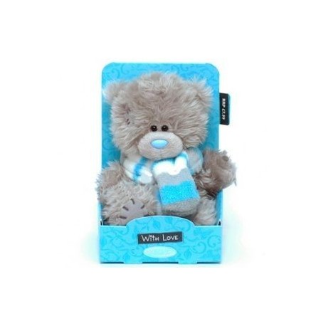 Мишка Теддик с шарфиком 13 см (G01W3031)