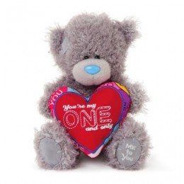Мишка Teddy держит сердце с надписью You're my one and only 18 см (G01W3354)