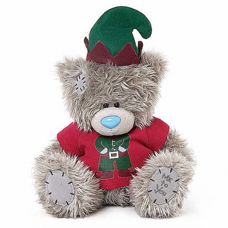 Мишка Me to you в костюме эльфа с колпаком 20 см (G01W3642)